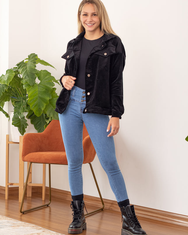 Casaca Vika - Negro