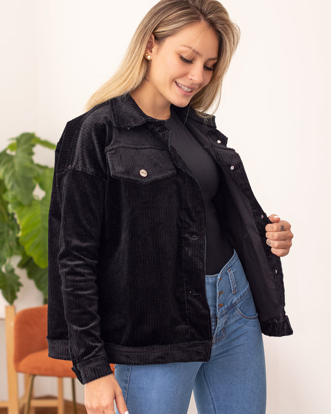 Casaca Vika - Negro