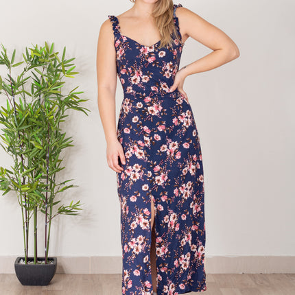 Maxivestido P-Diana - Azul