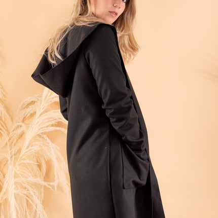 Abrigo Dalila - Negro. (Pre-Venta)