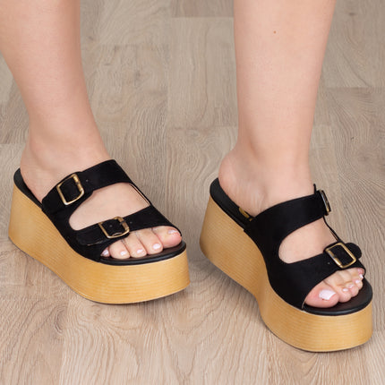 Sandalias Casuales Mujer Oradea - Negro