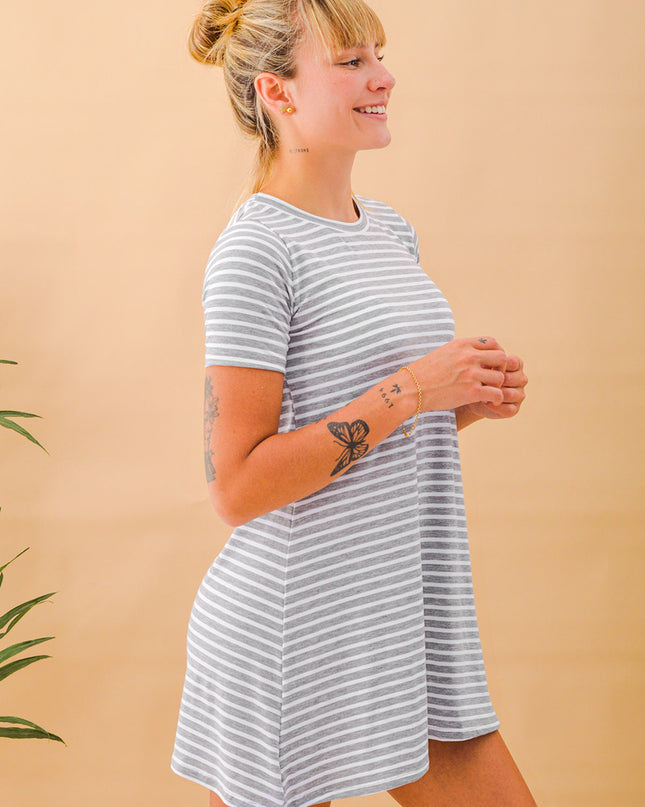Vestido Barvara - Beige