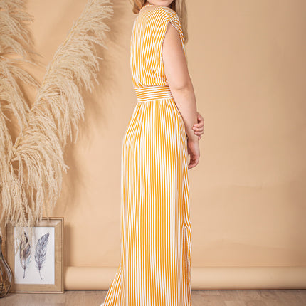 Maxivestido P-Claire - Mostaza