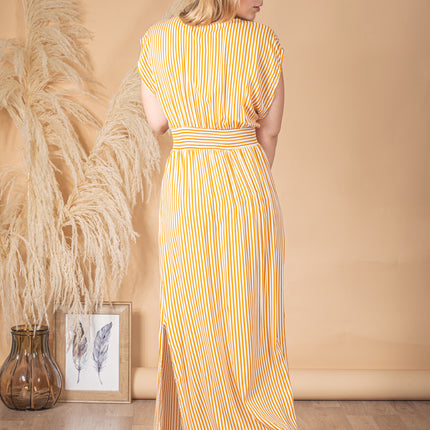 Maxivestido P-Claire - Mostaza