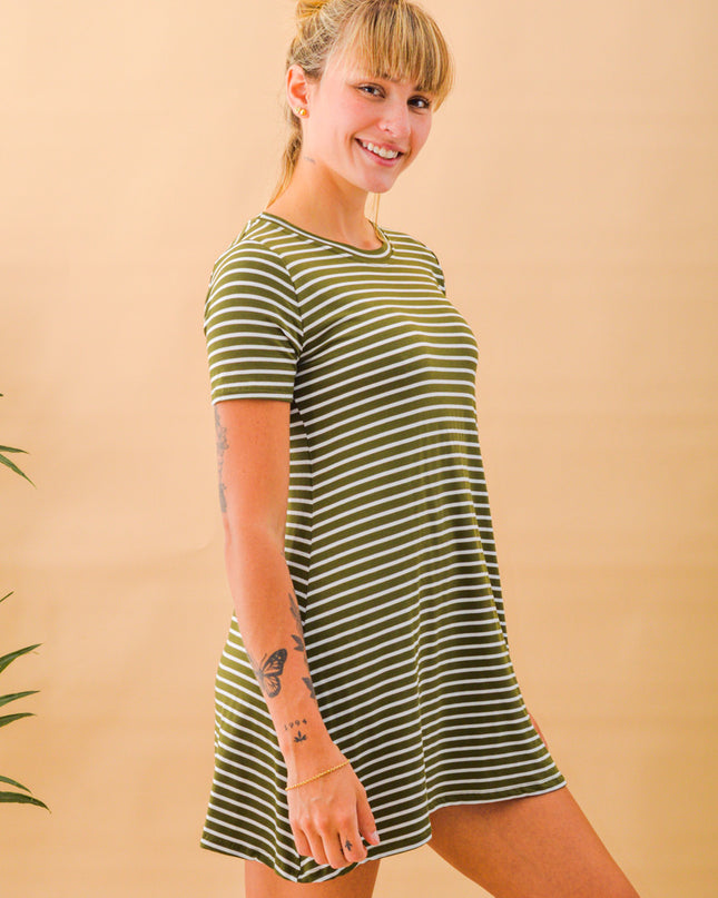 Vestido Barvara - Militar