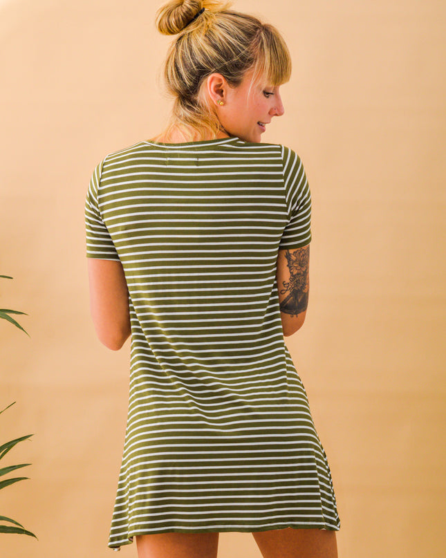 Vestido Barvara - Militar