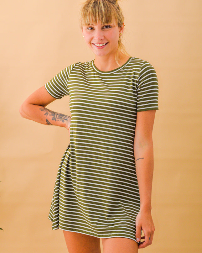 Vestido Barvara - Militar