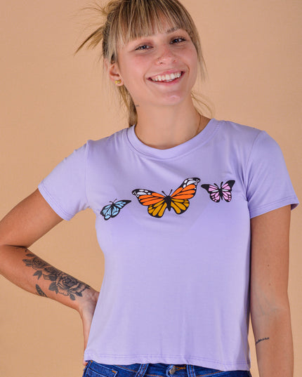 Polo Barú - Mariposa - Lila