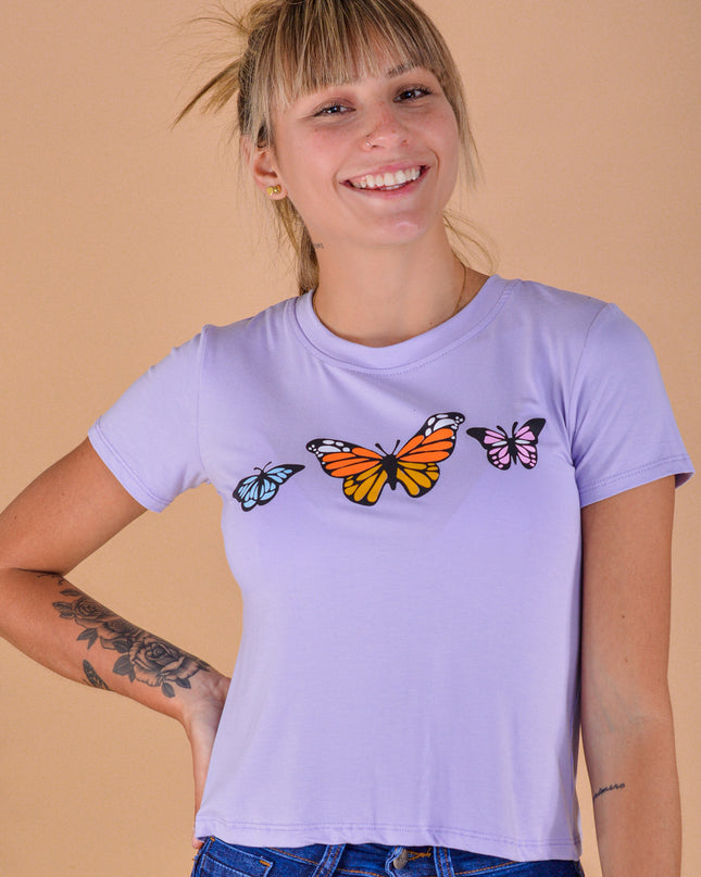 Polo Barú - Mariposa - Lila