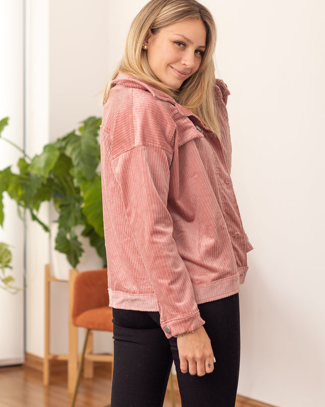 Casaca Vika - Rosado