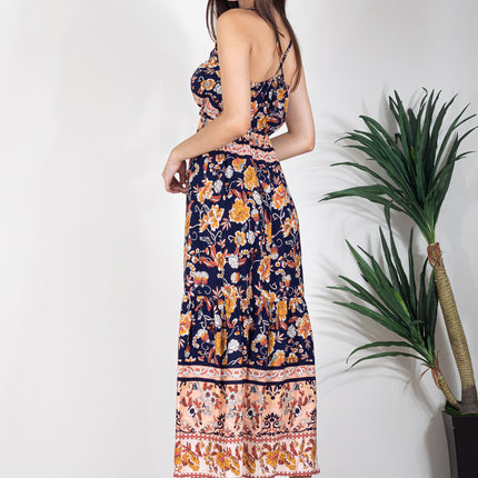 Maxivestido P-Aurora - Azul