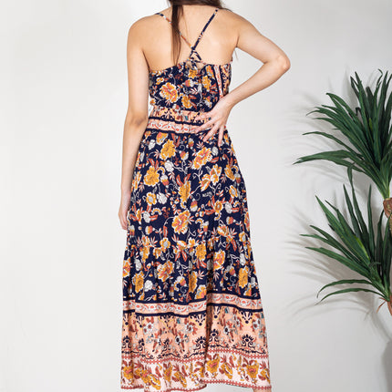 Maxivestido P-Aurora - Azul