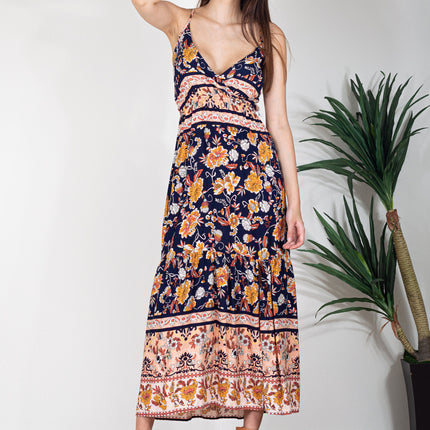Maxivestido P-Aurora - Azul