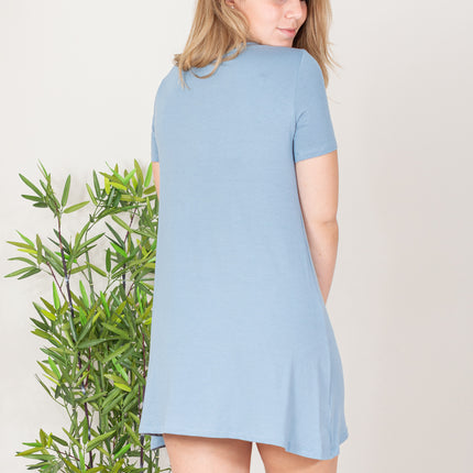 Vestido Barvara - Celeste