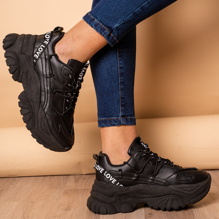 Zapatilla Love - Negro