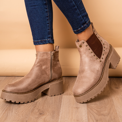 Botas Mujer Bulbari - Topo