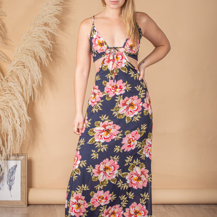Maxivestido P-Carol - Azul