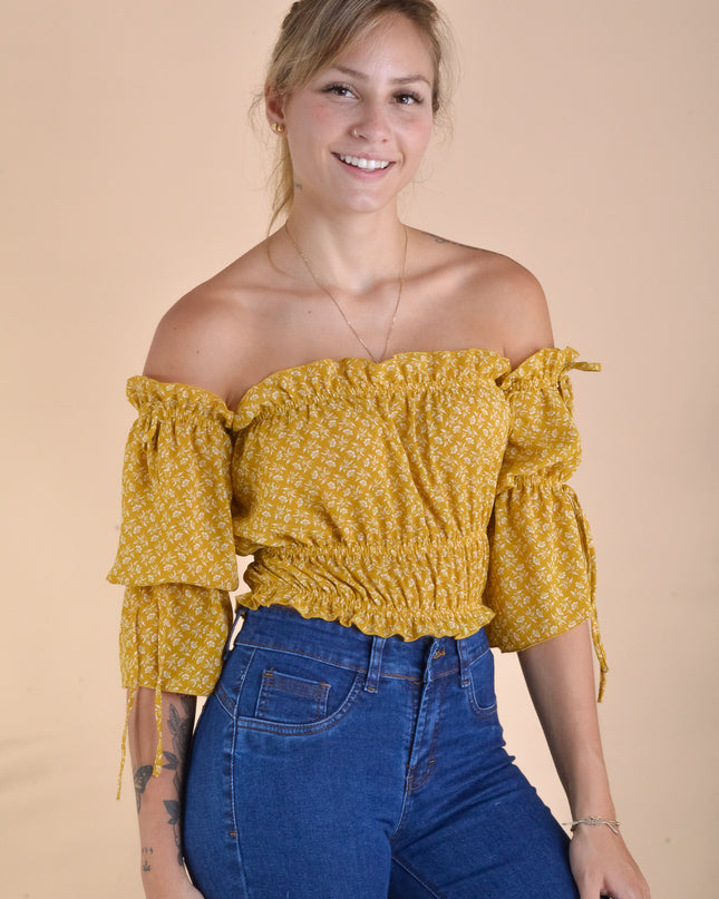 Blusa Marissa - Mostaza