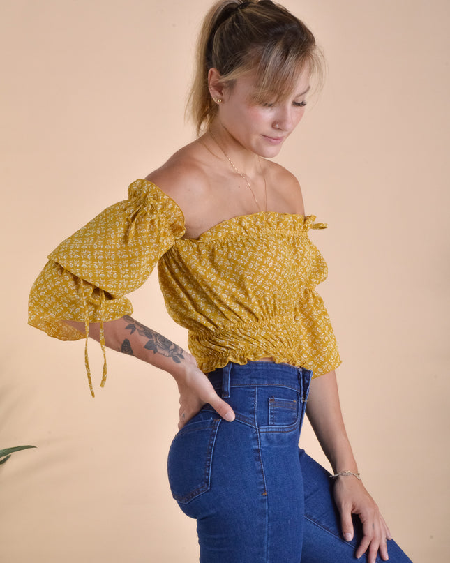 Blusa Marissa - Mostaza