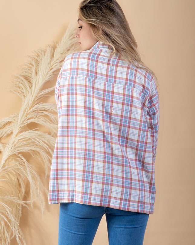 Blusa Leñadora - Rosado