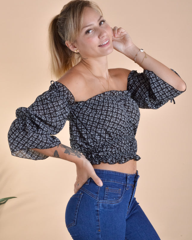 Blusa Marissa - Negro