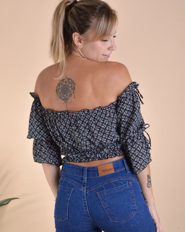 Blusa Marissa - Negro