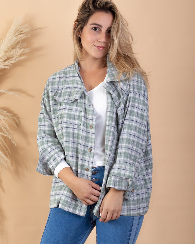 Blusa Leñadora - Verde