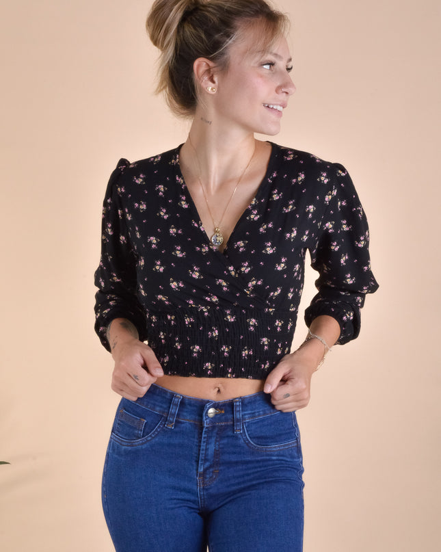 Blusa Leonela - Negro