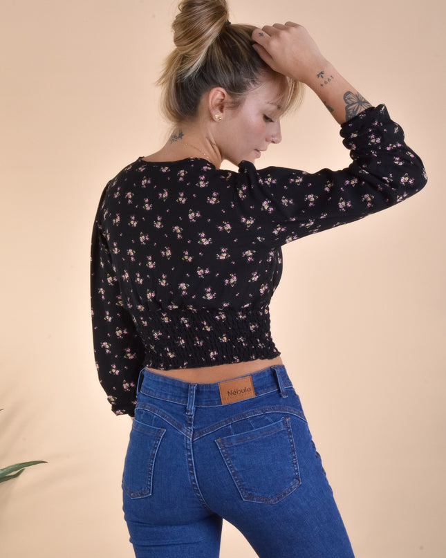 Blusa Leonela - Negro