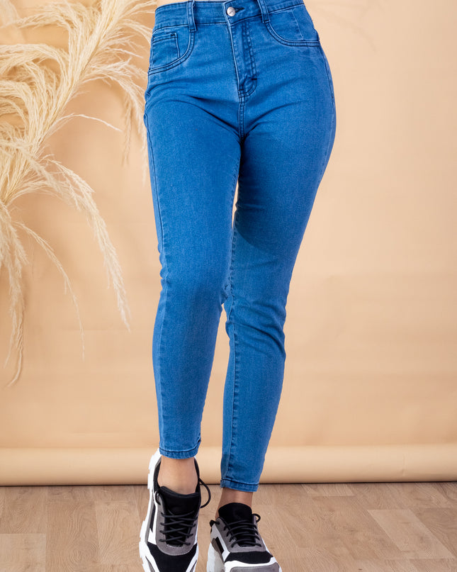 Pantalón Skinny 4.0 - Celeste oscuro