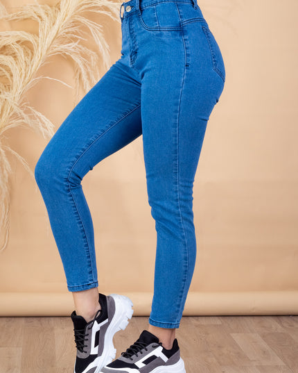 Pantalón Skinny 4.0 - Celeste oscuro
