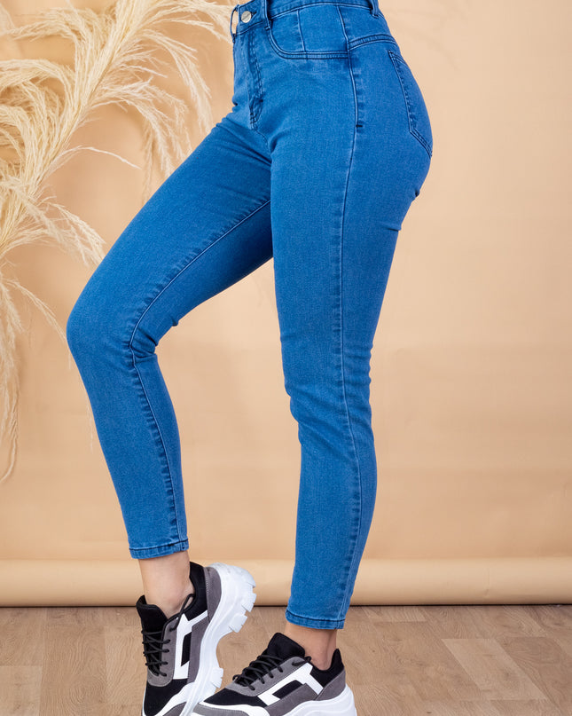 Pantalón Skinny 4.0 - Celeste oscuro