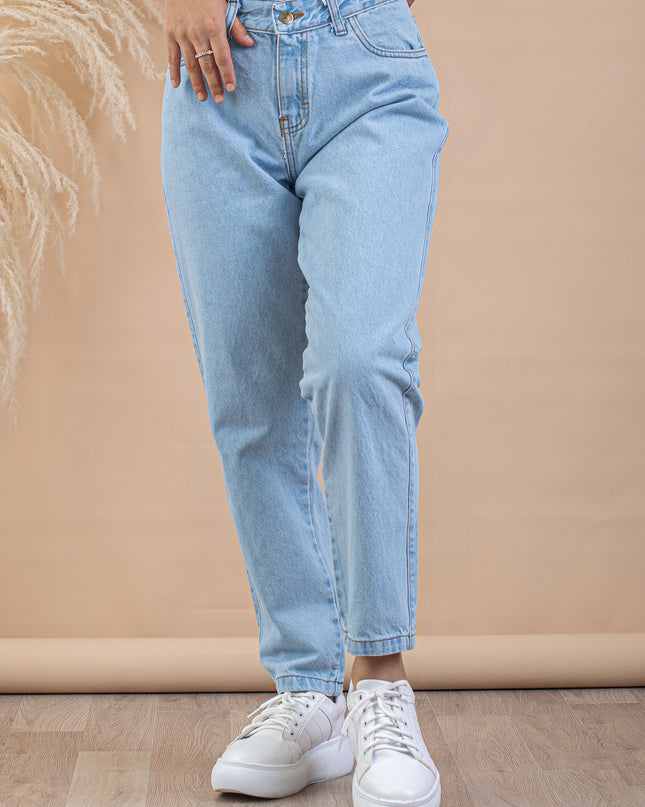 Pantalon Mom Jeans - Ice