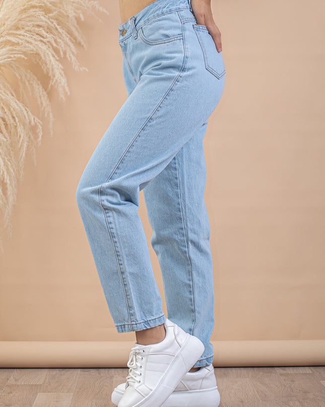 Pantalon Mom Jeans - Ice
