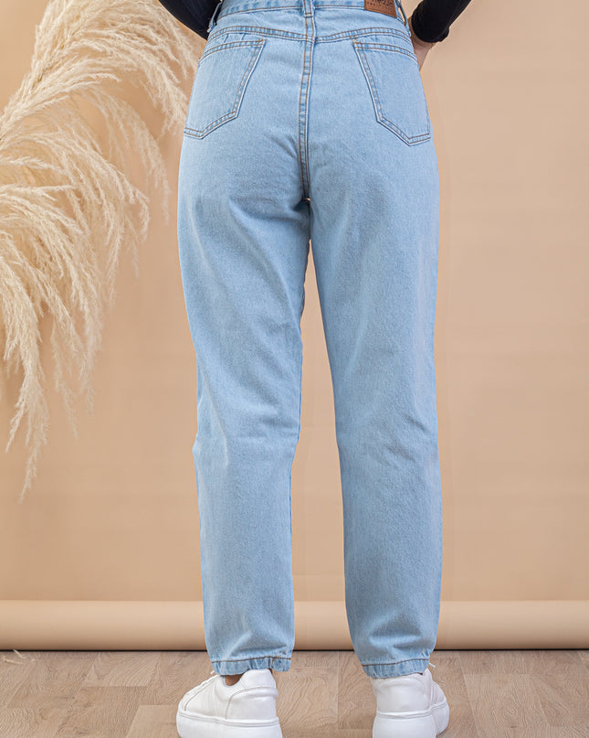 Pantalon Mom Jeans - Ice
