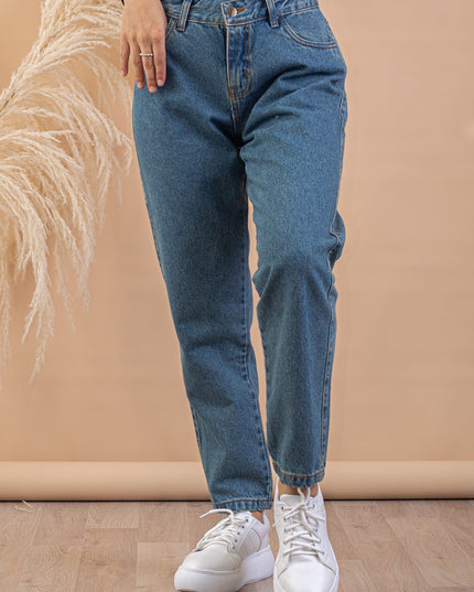 Pantalon Mom Jeans - Maiz
