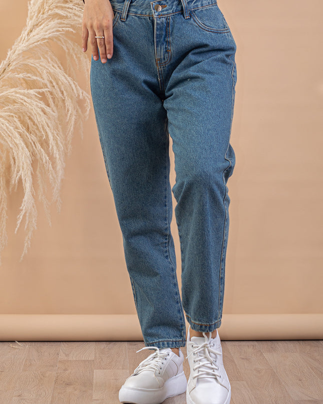 Pantalon Mom Jeans - Maiz
