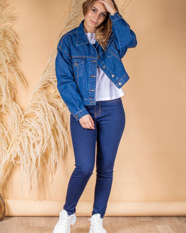 Casaca oversize - Azul