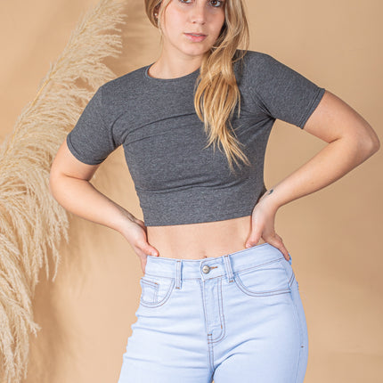 Top Mica 2.0 - Negro Jaspeado