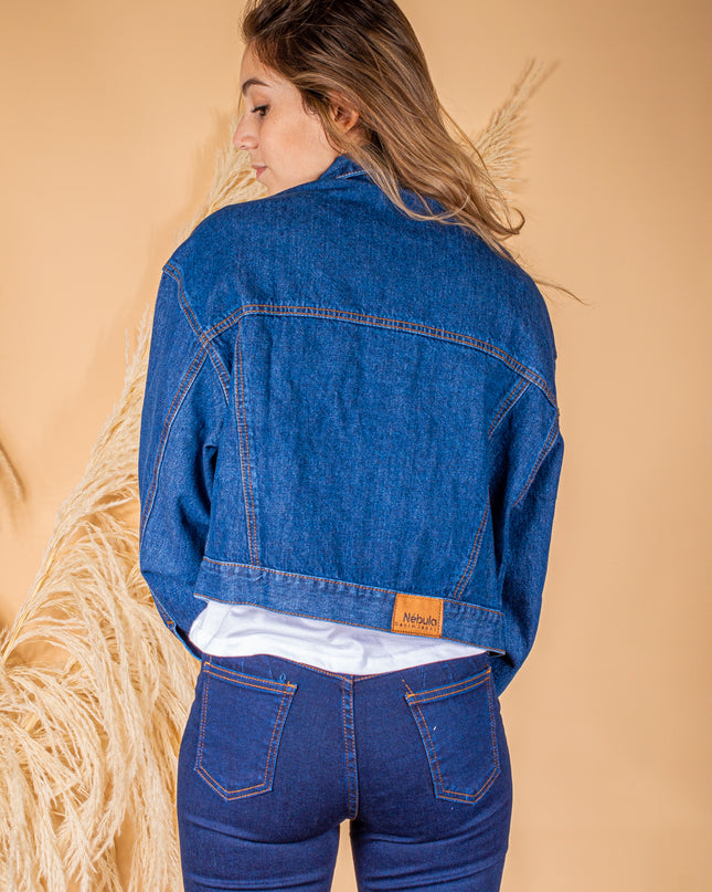 Casaca oversize - Azul