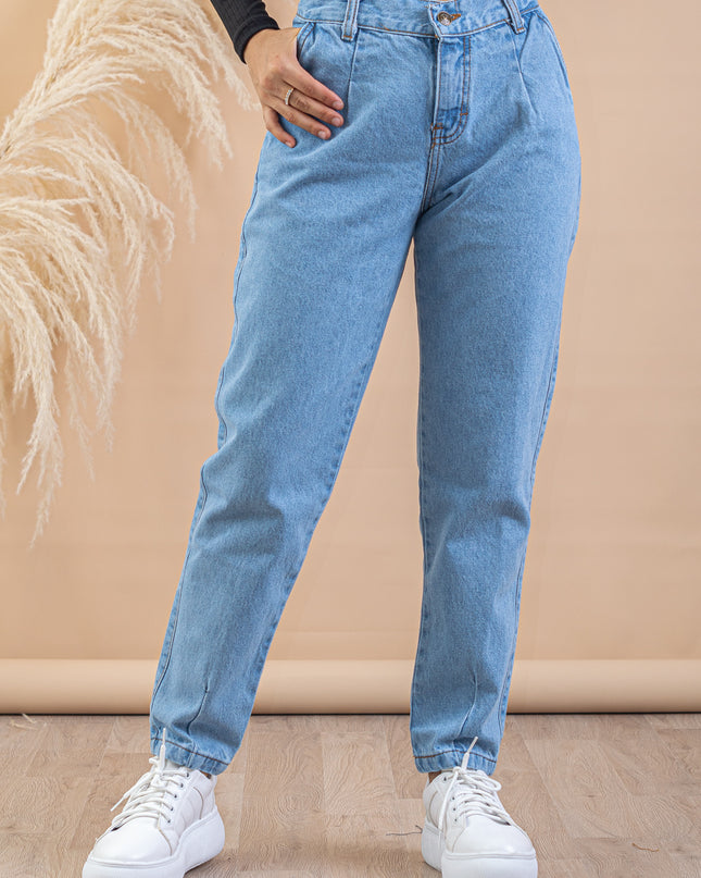Pantalon Slouchy - Celeste