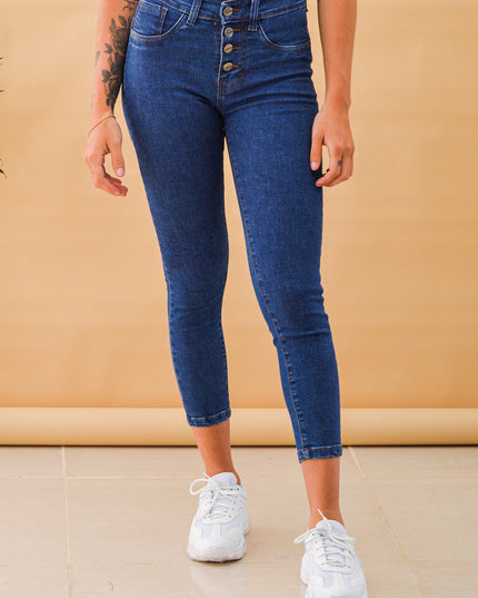 Pantalón 4 Botones - Azul
