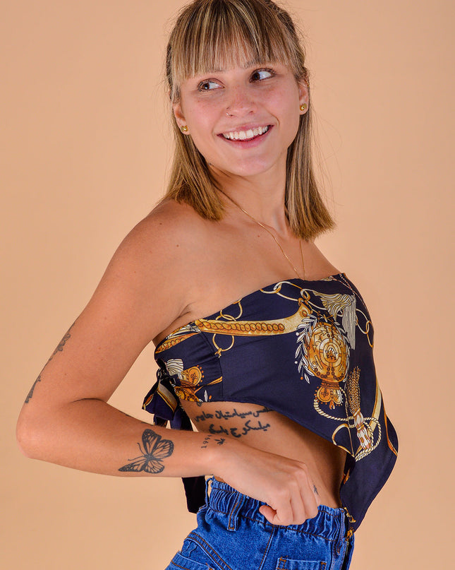 Top Dani - Azul Oscuro