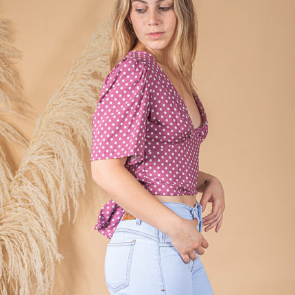 Blusa Katalina - Uva