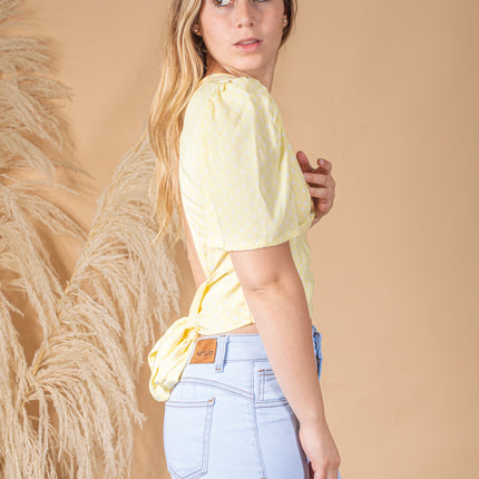Blusa Katalina - Amarillo