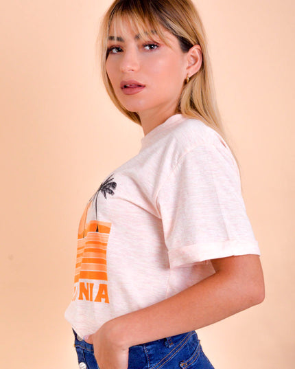 Polo California - Palms - Melon