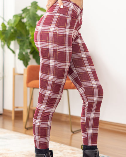 Pantalon Brigithe - Guinda