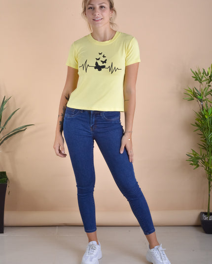Polo Barú - Mariposa - Amarillo