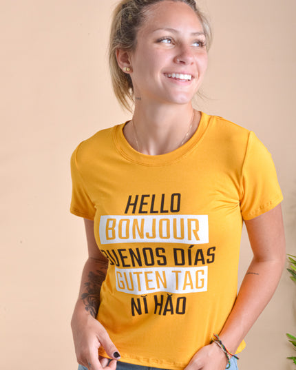 Polo Barú - Hello - Amarillo