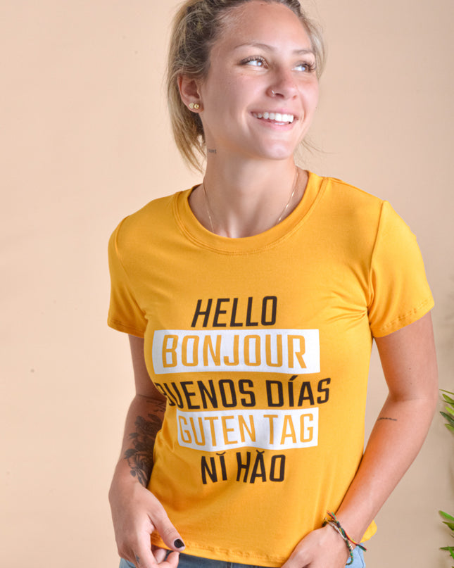 Polo Barú - Hello - Amarillo